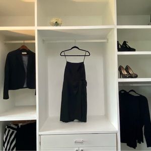 Black Strapless Formal Dress from ANTONIO MELANI!